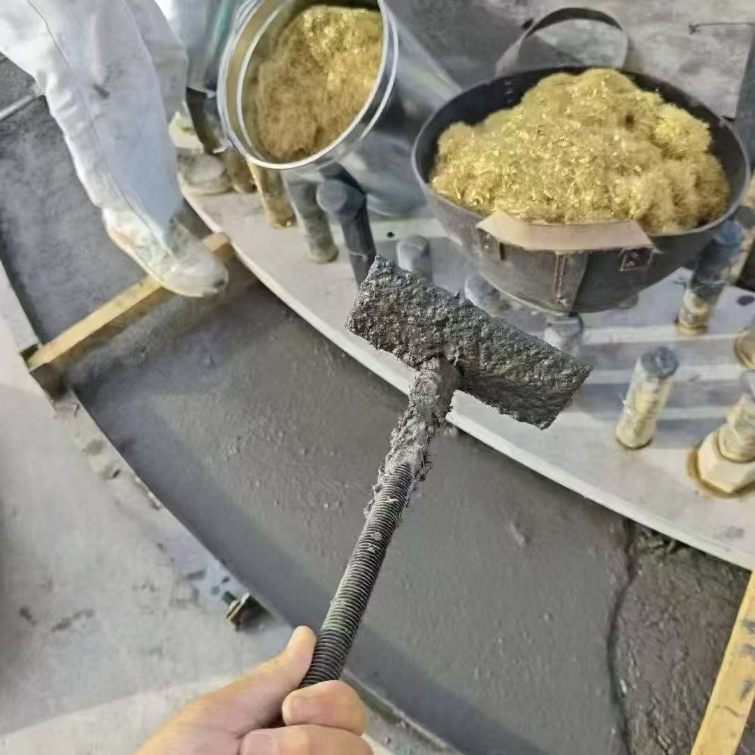 永胜C120钢纤维高强无收灌浆料 轧机压缩机汽轮机发电机锻压设备底座灌浆材料